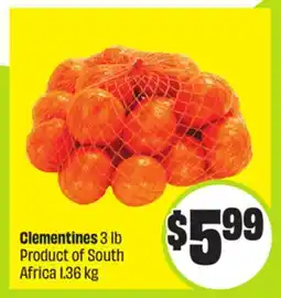 FreshCo Clementines 3lb Product of South Africa 1.36 kg offer