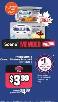 FreshCo Philadelphia Cream Cheese Product 227-250 g offer