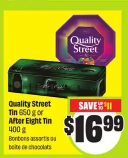 FreshCo Quality Street Tin 650 g or After Eight Tin 400 g offer