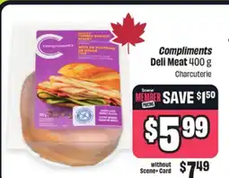 FreshCo Compliments Deli Meat 400 g offer