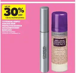 Real Canadian Superstore COVERGIRL SIMPLY AGELESS SKIN PERFECTOR ESSENCE OR EXHIBITIONIST MASCARA offer