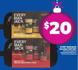 Real Canadian Superstore EVERY MAN JACK HOLIDAY GIFT SET offer
