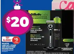 Real Canadian Superstore GILLETTE LABS 1UP + STAND AND SHAVE PREP HOLIDAY PACK offer