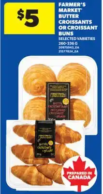 Real Canadian Superstore FARMER'S MARKET BUTTER CROISSANTS OR CROISSANT BUNS, 260-336 G offer