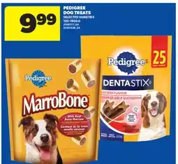 Real Canadian Superstore PEDIGREE DOG TREATS, 100-1900 G offer