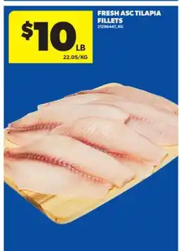 Real Canadian Superstore FRESH ASC TILAPIA FILLETS offer