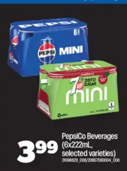 Real Canadian Superstore PEPSICO BEVERAGES, 6X222ML offer