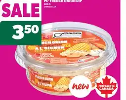 Real Canadian Superstore PC FRENCH ONION DIP, 200 G offer