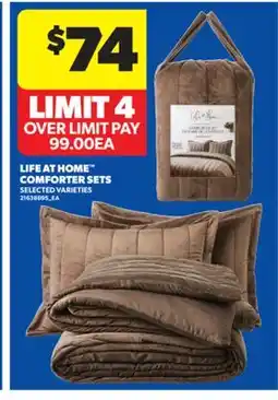 Real Canadian Superstore LIFE AT HOME COMFORTER SETS offer