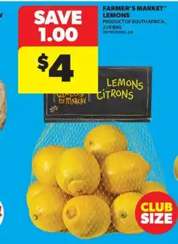 Real Canadian Superstore FARMER'S MARKET LEMONS, 2 LB BAG offer