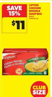Real Canadian Superstore LIPTON CHICKEN NOODLE SOUP MIX, 912 G offer