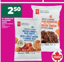 Real Canadian Superstore PC WORLD OF FLAVOURS CHIPS, 200 G offer