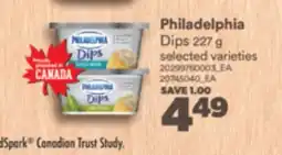 Real Canadian Superstore PHILADELPHIA DIPS , 227 g offer