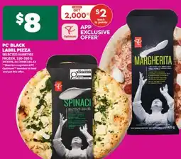 Real Canadian Superstore PC BLACK LABEL PIZZA, 330-395 G offer