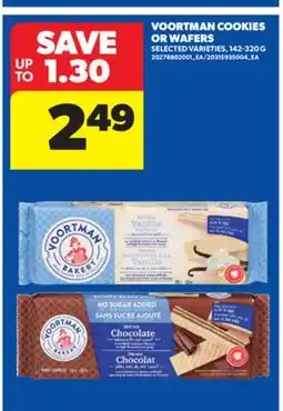 Real Canadian Superstore VOORTMAN COOKIES OR WAFERS, 142-320 G offer