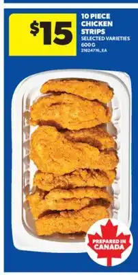 Real Canadian Superstore 10 PIECE CHICKEN STRIPS, 600 G offer