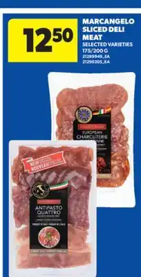 Real Canadian Superstore MARCANGELO SLICED DELI MEAT, 175/200 G offer