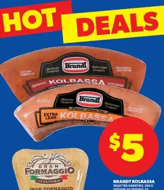 Real Canadian Superstore BRANDT KOLBASSA, 250 G offer