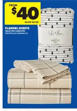 Real Canadian Superstore FLANNEL SHEETS offer