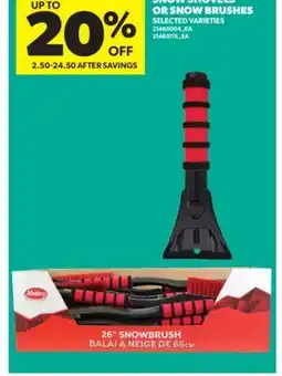 Real Canadian Superstore SNOW SHOVELS OR SNOW BRUSHES offer