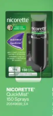 Real Canadian Superstore NICORETTE QUICKMIST , 150 SPRAYS offer