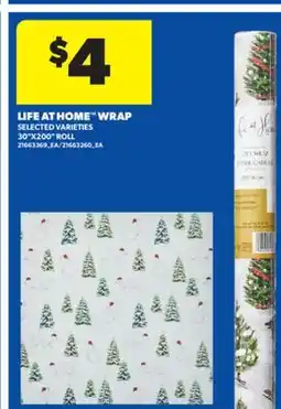 Real Canadian Superstore LIFE AT HOME WRAP, 30 X200 ROLL offer