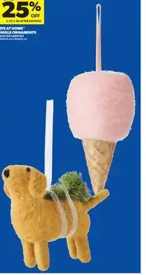 Real Canadian Superstore LIFE AT HOME SINGLE ORNAMENTS offer