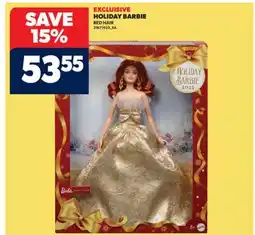 Real Canadian Superstore HOLIDAY BARBIE RED HAIR offer