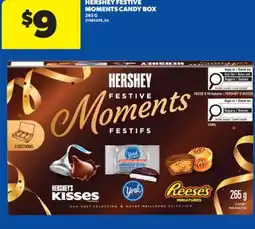Real Canadian Superstore HERSHEY FESTIVE MOMENTS CANDY BOX, 265 G offer