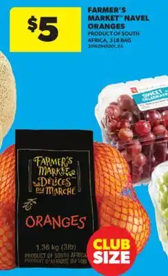 Real Canadian Superstore FARMER'S MARKET NAVEL ORANGES, 3 LB BAG offer