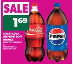Real Canadian Superstore COCA-COLA OR PEPSI SOFT DRINKS, 2 L offer