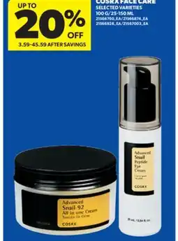 Real Canadian Superstore COSRX FACE CARE, 100 G/25-150 ML offer