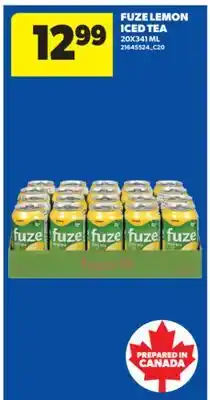 Real Canadian Superstore FUZE LEMON ICED TEA, 20X341 ML offer