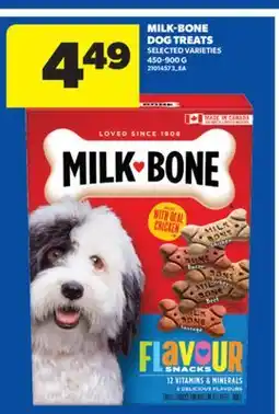 Real Canadian Superstore MILK-BONE DOG TREATS, 450-900 G offer