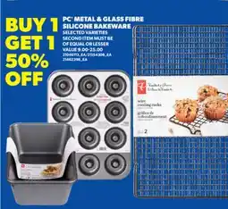 Real Canadian Superstore PC METAL & GLASS FIBRE SILICONE BAKEWARE offer