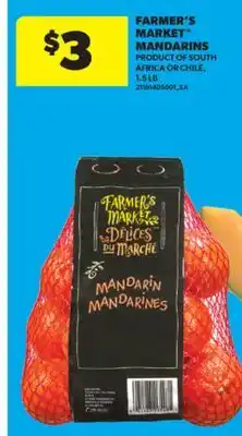 Real Canadian Superstore FARMER'S MARKET MANDARINS, 1.5 LB offer