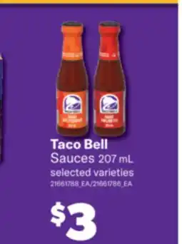 Real Canadian Superstore TACO BELL SAUCES, 207 ML offer