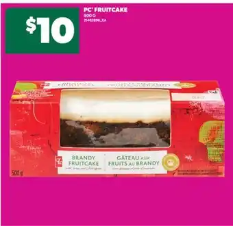 Real Canadian Superstore PC FRUITCAKE, 500 G offer