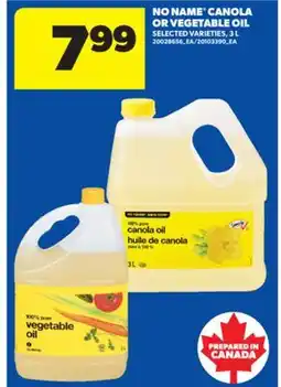 Real Canadian Superstore NO NAME CANOLA OR VEGETABLE OIL, 3 L offer