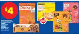 Real Canadian Superstore QUEST BARS OR CHIPS OR NO NAME STUFFED CHICKEN, 284 G OR BOB SNAIL FRUIT ROLL, 100 G offer