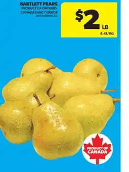 Real Canadian Superstore BARTLETT PEARS offer