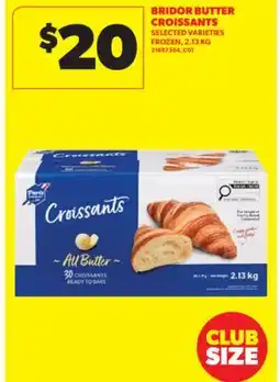 Real Canadian Superstore BRIDOR BUTTER CROISSANTS, 2.13 KG offer