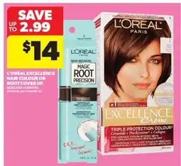 Real Canadian Superstore L'ORÉAL EXCELLENCE HAIR COLOUR OR ROOT COVER UP offer