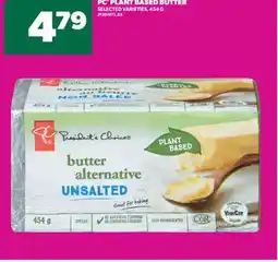 Real Canadian Superstore PC PLANT BASED BUTTER, 454 G offer
