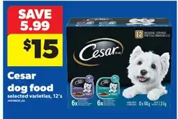 Real Canadian Superstore CESAR DOG FOOD, 12' S offer
