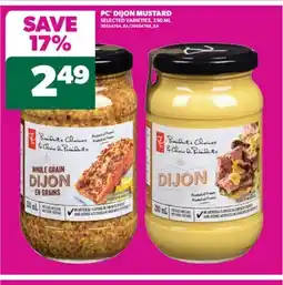 Real Canadian Superstore PC DIJON MUSTARD, 250 ML offer