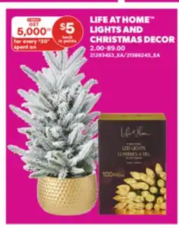 Real Canadian Superstore LIFE AT HOME LIGHTS AND CHRISTMAS DECOR offer