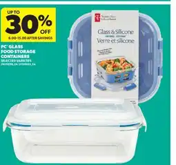 Real Canadian Superstore PC GLASS FOOD STORAGE CONTAINERS offer