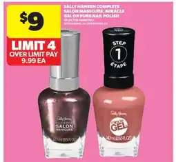 Real Canadian Superstore SALLY HANSEN COMPLETE SALON MANICURE, MIRACLE GEL OR PURE NAIL POLISH offer