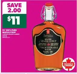 Real Canadian Superstore PC 100% PURE MAPLE SYRUP offer